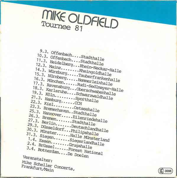 Mike Oldfield : Wonderful Land (7", Single)