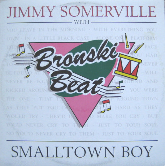 Jimmy Somerville With Bronski Beat : Smalltown Boy (12", Maxi)
