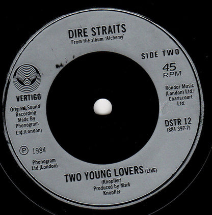 Dire Straits : Walk Of Life (7", Single, Sol)