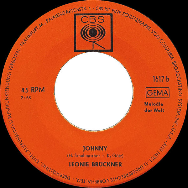Leonie Brückner : Schade Um Deine Roten Rosen (7", Single)
