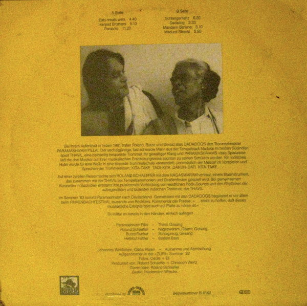 Paramashivam* Trifft Roland* &  Die Dadadogs* : Eats Meats Wets (LP, Album)