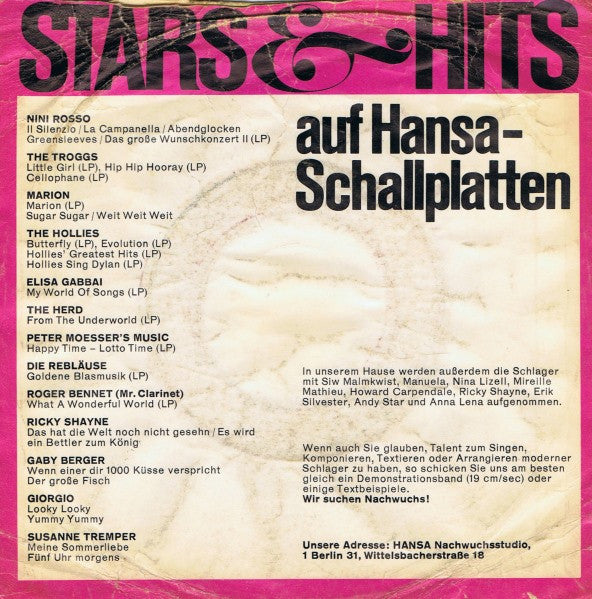 Gaby Berger : Rot Wie Die Kirschen (7", Single)