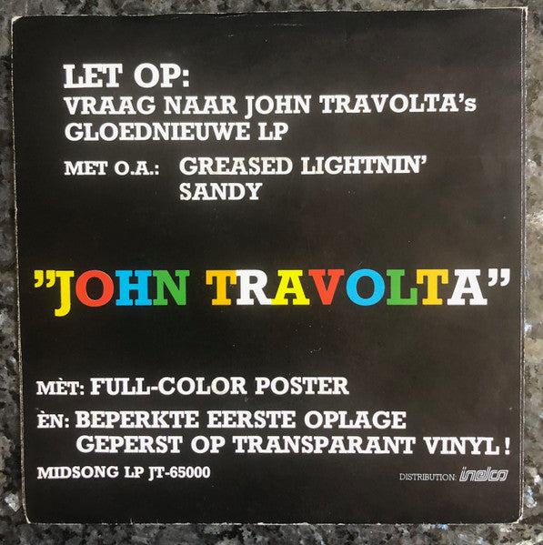 John Travolta : Sandy (7", Ltd, Tra)