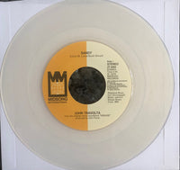 John Travolta : Sandy (7", Ltd, Tra)