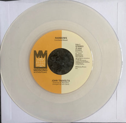 John Travolta : Sandy (7", Ltd, Tra)