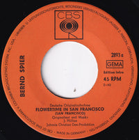 Bernd Spier : Flowertime In San Francisco (San Francisco) (7", Single)
