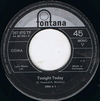 Dozy, Beaky, Mick & Tich : Tonight Today / Bad News (7", Single, Mono)