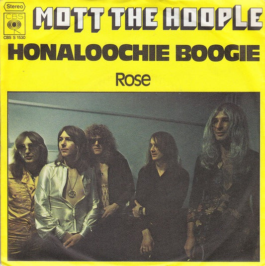 Mott The Hoople : Honaloochie Boogie (7", Single)