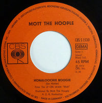 Mott The Hoople : Honaloochie Boogie (7", Single)