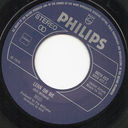 Mud : Lean On Me (7")