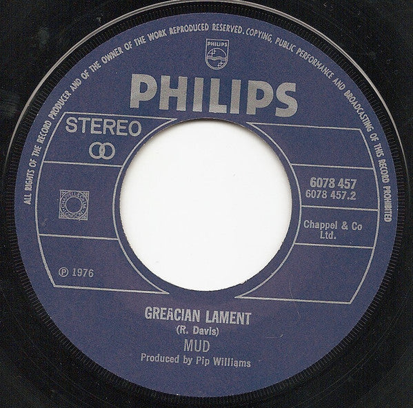 Mud : Lean On Me (7")