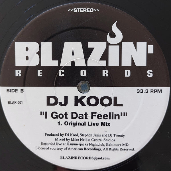 DJ Kool : Let Me Clear My Throat / I Got Dat Feelin' (12")