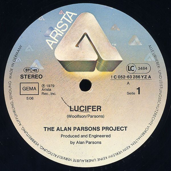 The Alan Parsons Project : Lucifer (12", Maxi)
