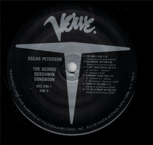 Oscar Peterson : The George Gershwin Songbook (LP, Mono, RE)