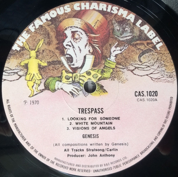 Genesis : Trespass (LP, Album, RE, Gat)