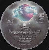 Pointer Sisters : So Excited! (LP, Album)