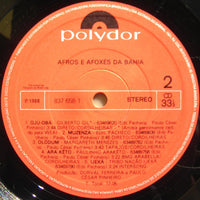 Various : Afros E Afoxés Da Bahia (LP)
