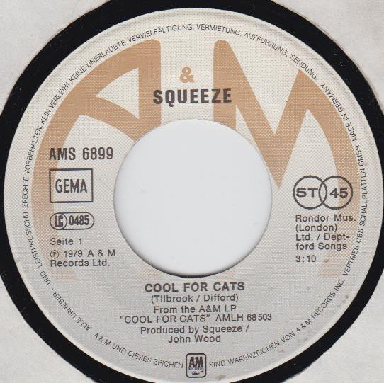 Squeeze (2) : Cool For Cats (7", Single)