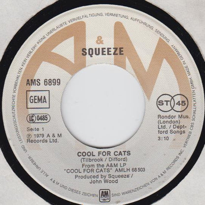 Squeeze (2) : Cool For Cats (7", Single)