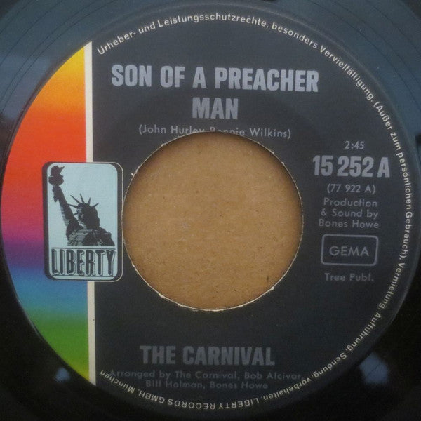 The Carnival : Son Of A Preacher Man (7", Single)