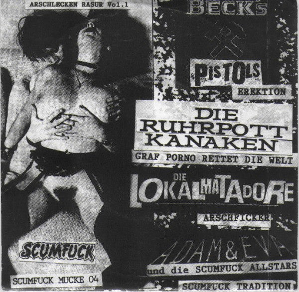 Various : Arschlecken Rasur Vol.1 (7", Comp, Ltd, Num)
