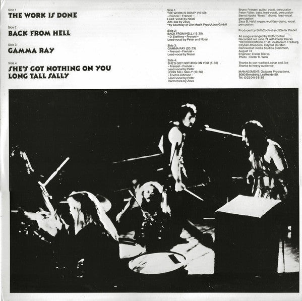 Birthcontrol* : Birthcontrol Live (2xLP, Album)