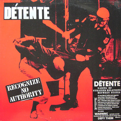 Détente : Recognize No Authority (LP, Album)