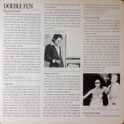 Robert Palmer : Double Fun (LP, Album)