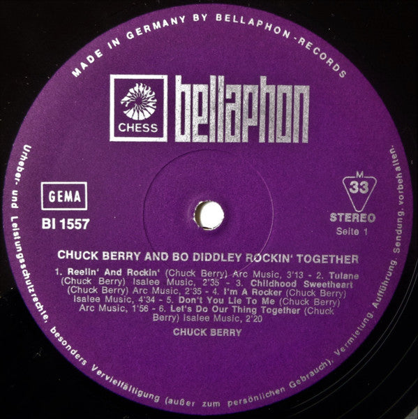 Chuck Berry / Bo Diddley : Rockin' Together (LP, Comp)