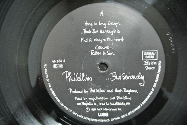 Phil Collins : ...But Seriously (LP, Album, Club)