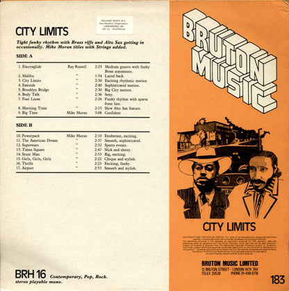 Ray Russell / Mike Moran : City Limits (LP)
