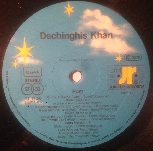 Dschinghis Khan : Rom (LP, Album, Club)
