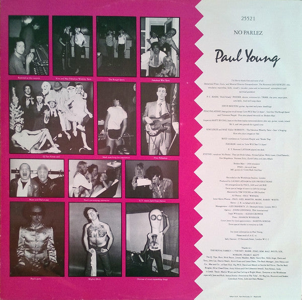 Paul Young : No Parlez (LP, Album)