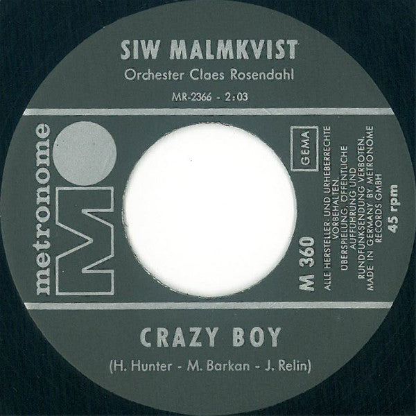 Siw Malmkvist : 1999 (7", Single)