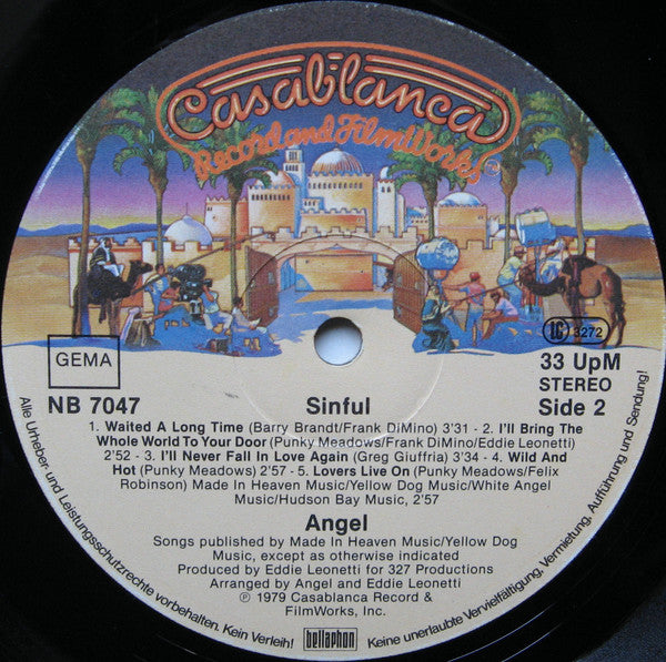Angel (24) : Sinful (LP, Album)
