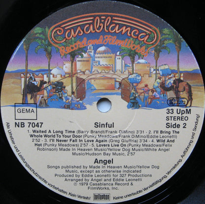 Angel (24) : Sinful (LP, Album)