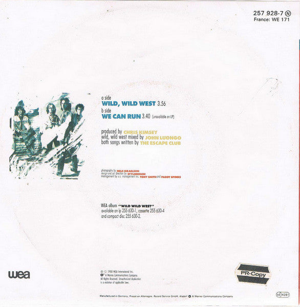 The Escape Club : Wild, Wild West (7", Single)