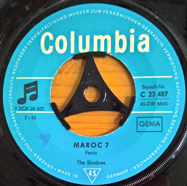 The Shadows : Maroc 7 (7", Single)