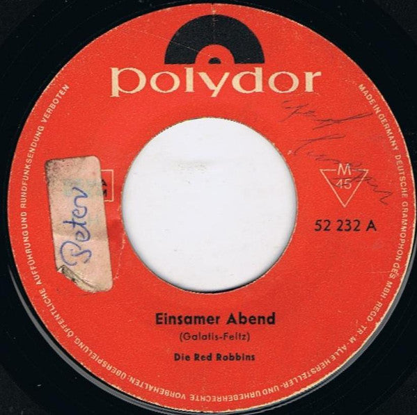 Die Red Robbins : Einsamer Abend (7", Single, Mono)