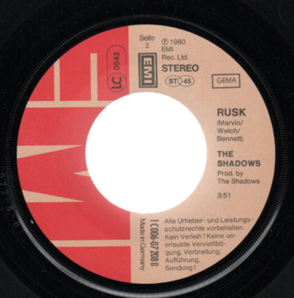 The Shadows : Riders In The Sky (7", Single)
