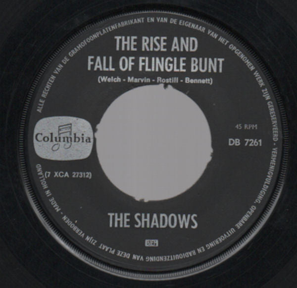 The Shadows : The Rise And Fall Of Flingel Bunt (7", Single)