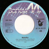 Boney M. : Malaika / Consuela Biaz (7", Single, Fir)