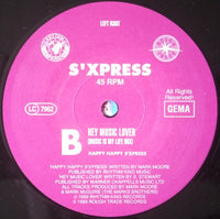 S'Xpress* : Hey Music Lover (Spatial Expansion Mix) (12", Ltd, 2/3)