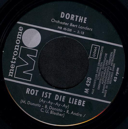 Dorthe* : Junge Liebe / Rot Ist Die Liebe (7", Single)