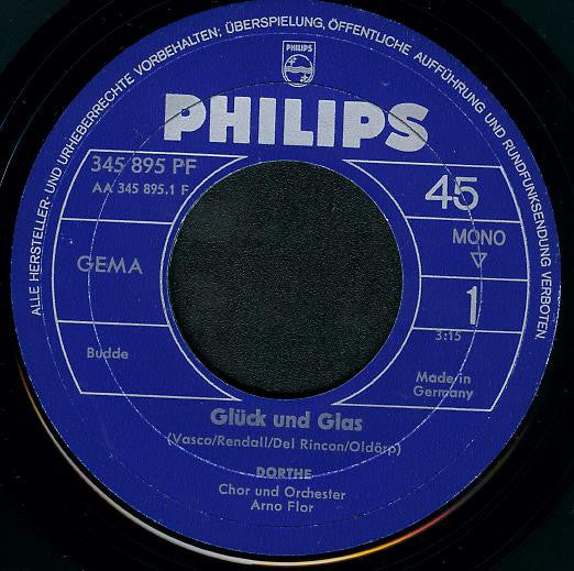 Dorthe Kollo : Glück Und Glas / Darauf Fall' Ich Nicht Rein (7", Single, Mono)