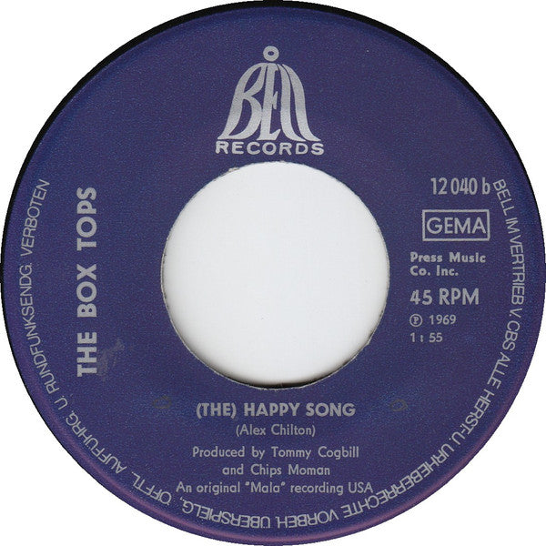 The Box Tops* : Soul Deep / (The) Happy Song (7", Single)