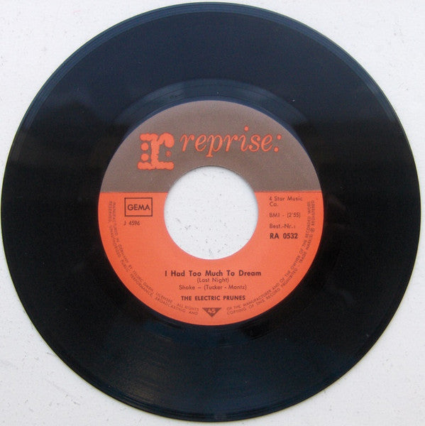 The Electric Prunes : I Had Too Much To Dream (7", Single)