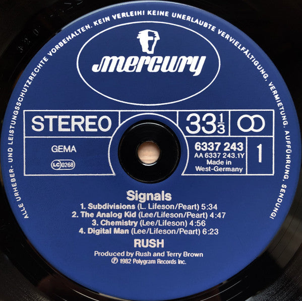 Rush : Signals (LP, Album)