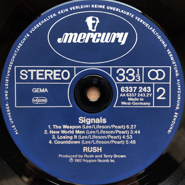 Rush : Signals (LP, Album)