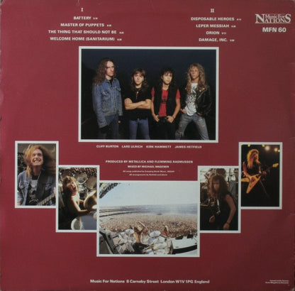 Metallica : Master Of Puppets (LP, Album)